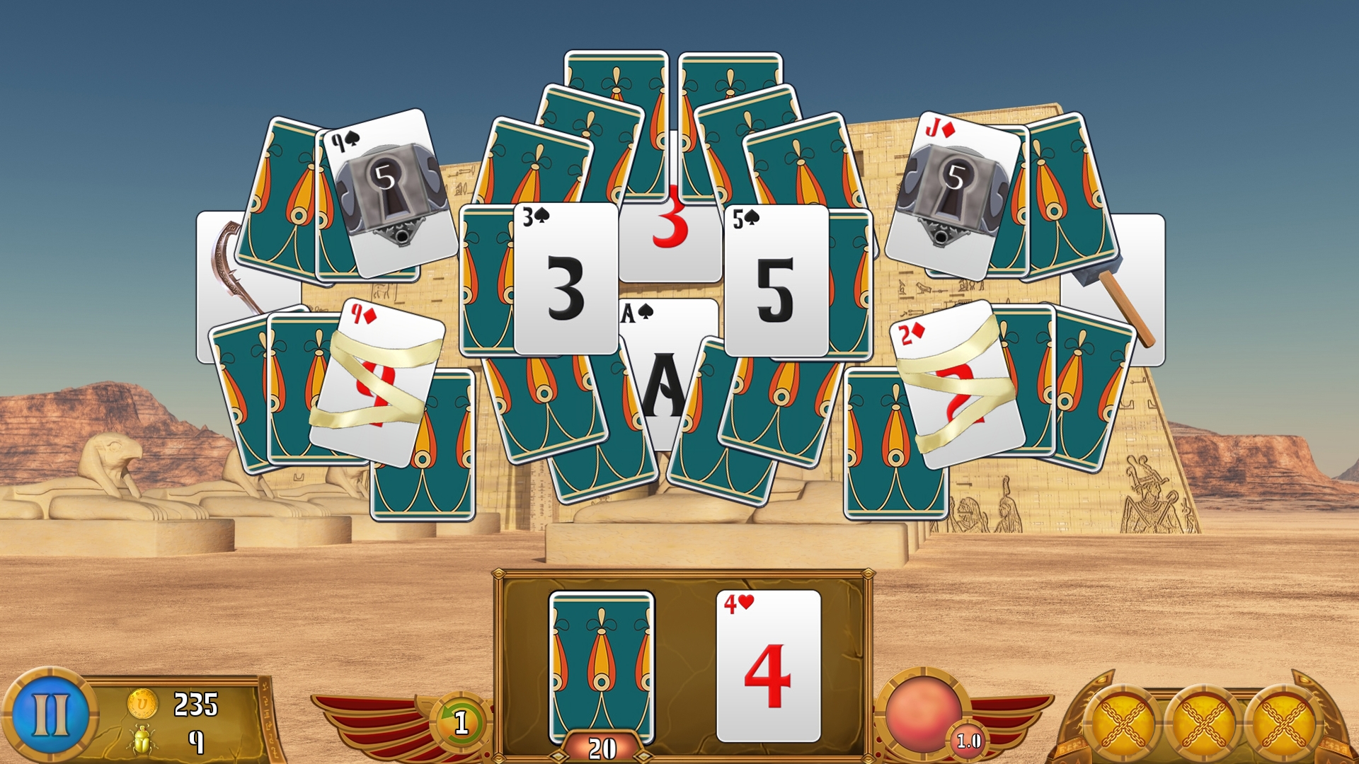 Luxor Solitaire screenshot 3