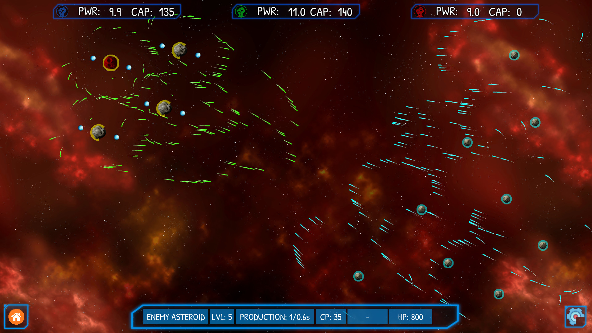 Asteroid Wars screenshot 1