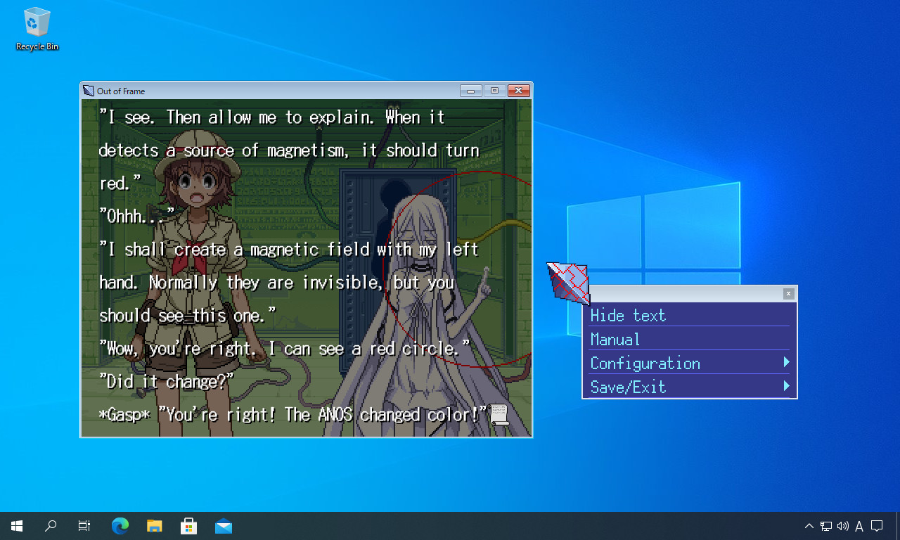 Out of Frame / ノベルゲームの枠組みを変えるノベルゲーム。 on