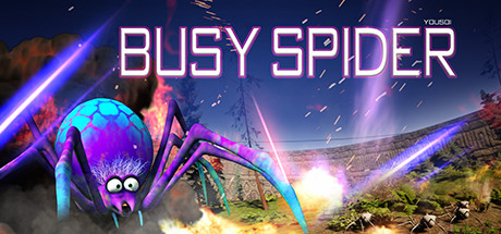 busy spider — header artwork