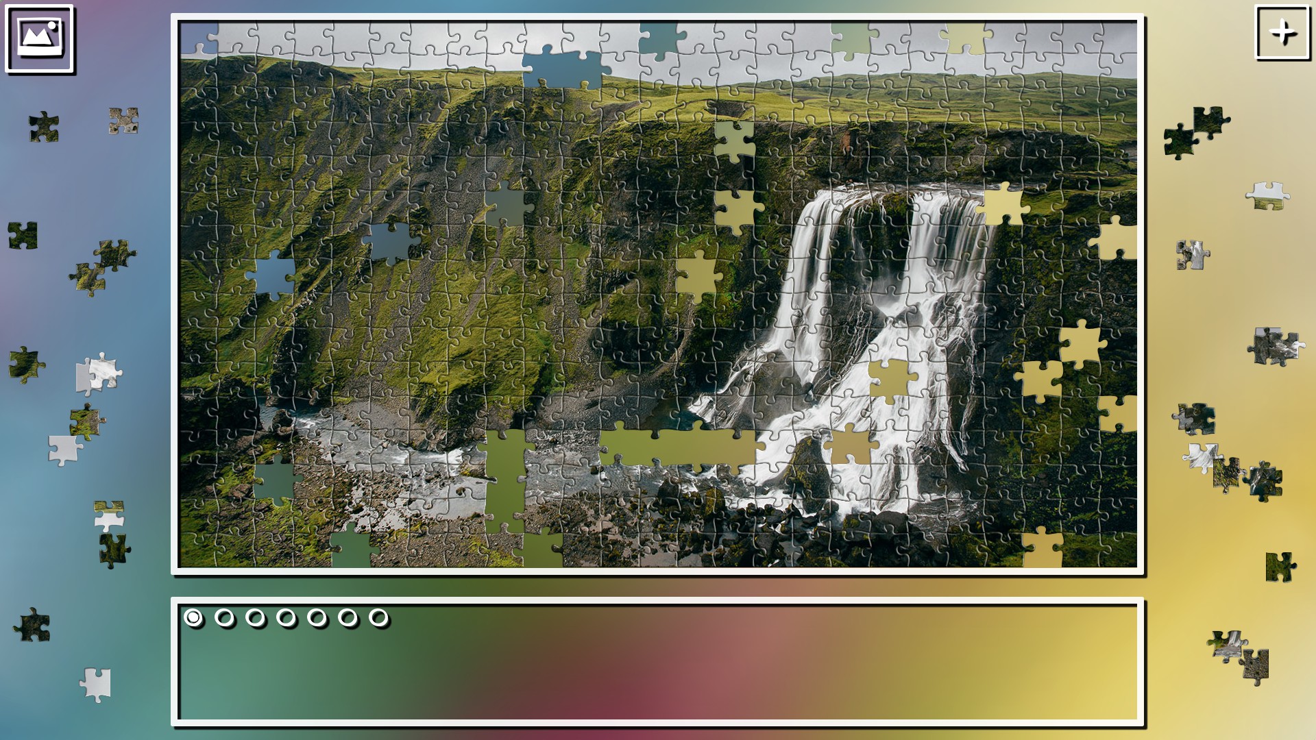 Super Jigsaw Puzzle: Generations - Waterfalls Puzzles screenshot 4