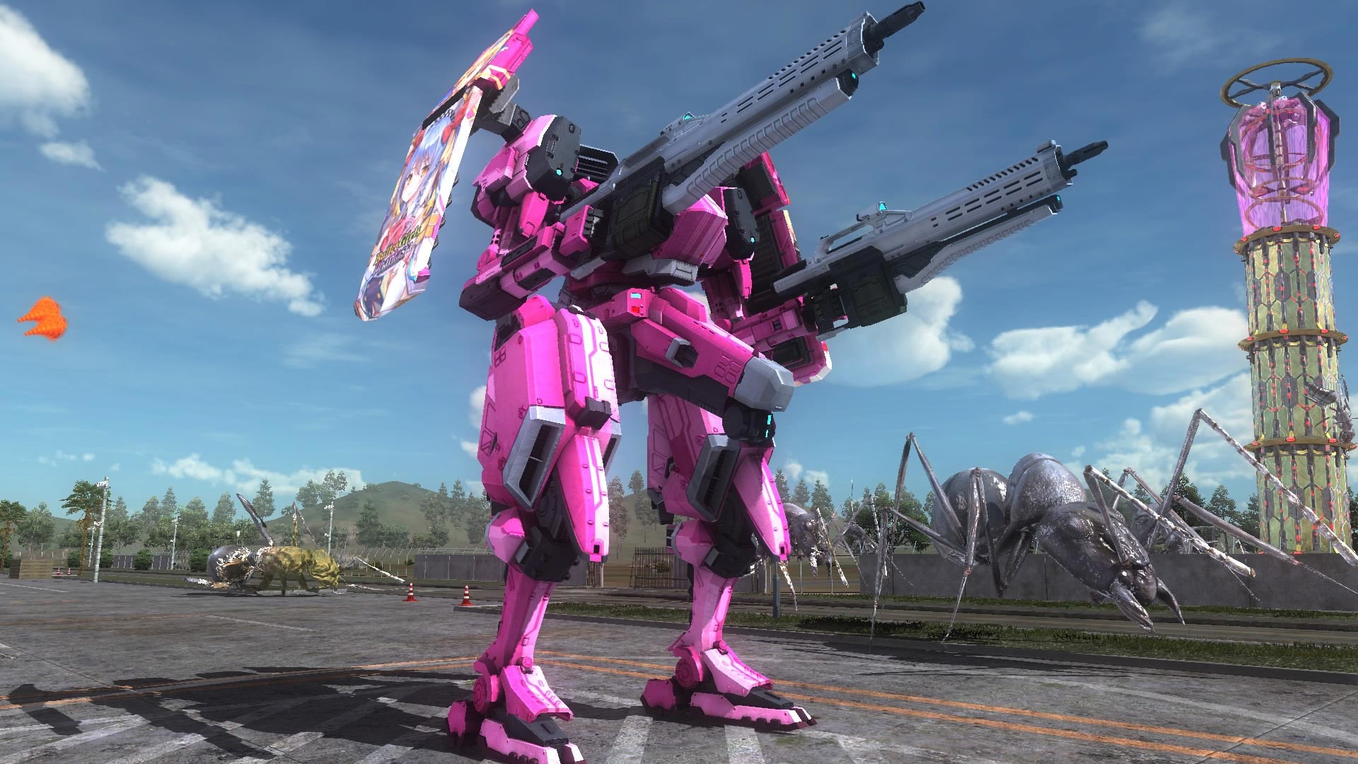 Kgf14 希少 アンダラ タンザナイトファイア & ミスティックトパーズ EARTH DEFENSE FORCE 5 - Air Raider Piloted Weapon: Combat Frame