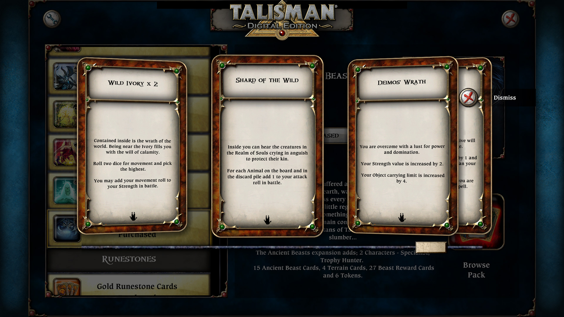 Talisman - The Ancient Beasts screenshot 5