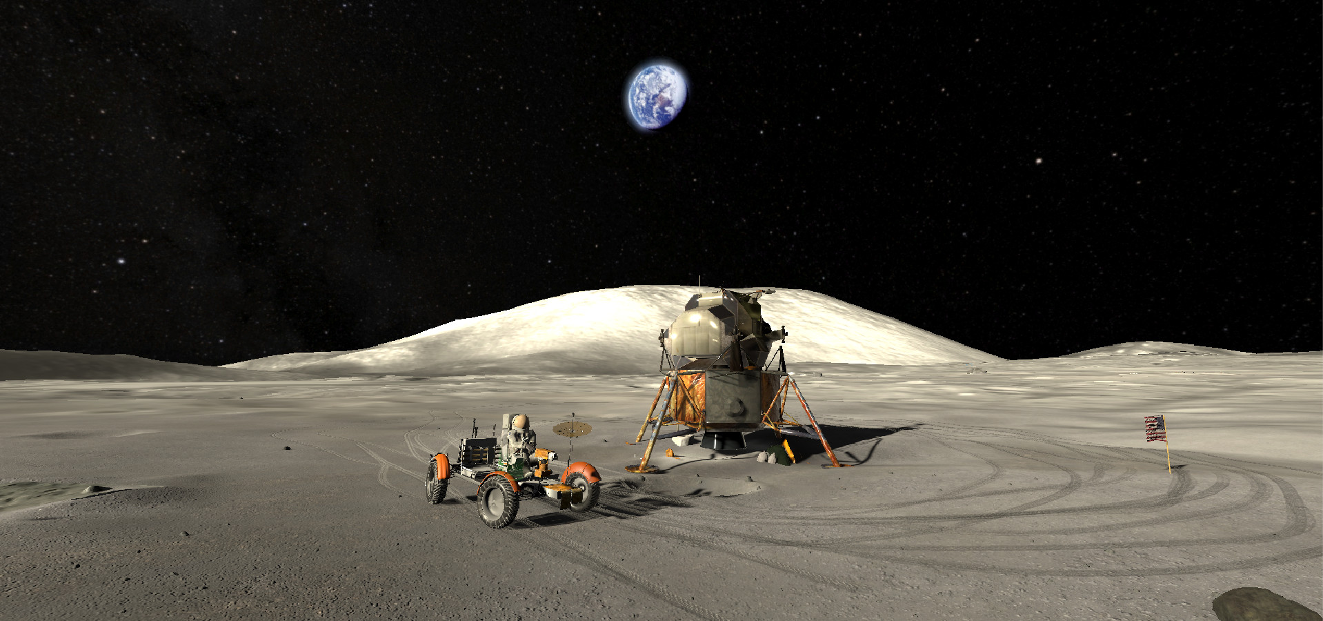 Apollo 17 - Moonbuggy VR screenshot 11