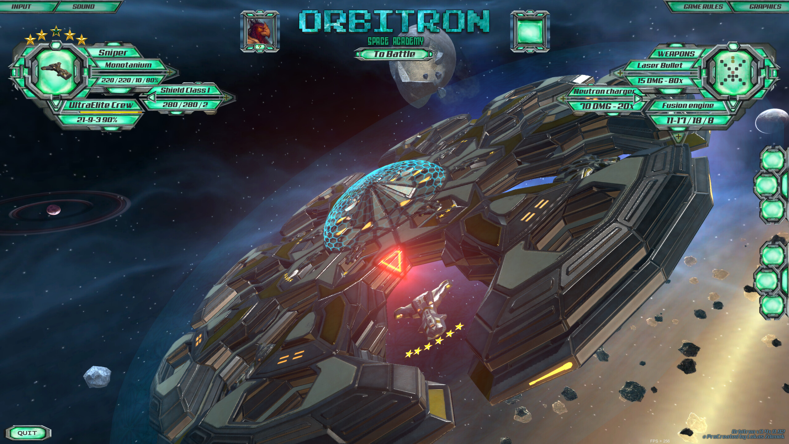 Orbitron screenshot 5