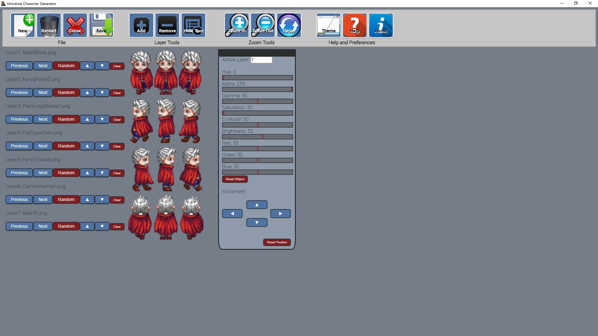 Universal Character Generator screenshot 4