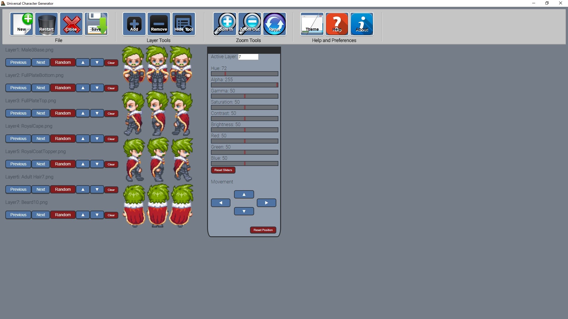 Universal Character Generator screenshot 6