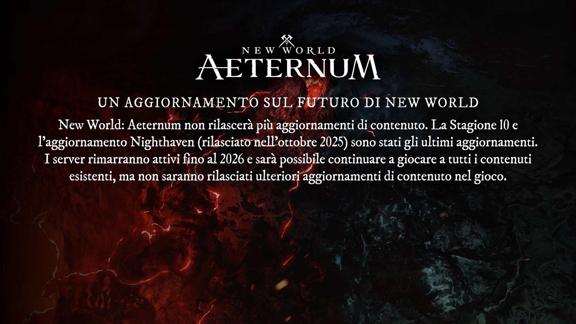 new world chiude new world rip new world nighthaven new world Aeternum nighthaven new world 2025 new world mmo.it new world italia new world update new world steam new world mmorpg new world mmo new world season 10 nighthaven new world ita new world italiano