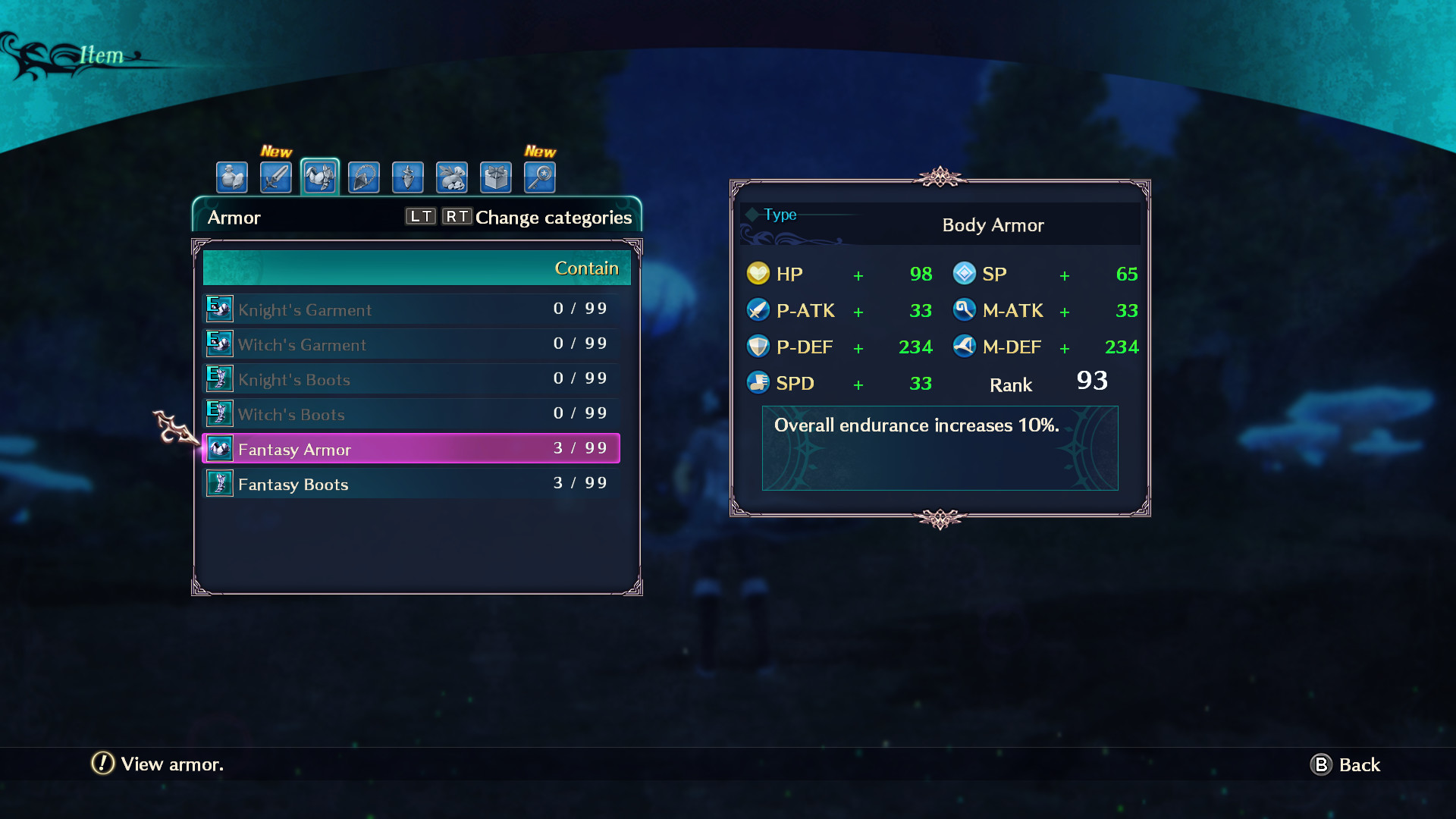 Dragon Star Varnir Ultimate Armor Set Trio / 最強防具3人分セット / 最強防具三人套裝 screenshot 1