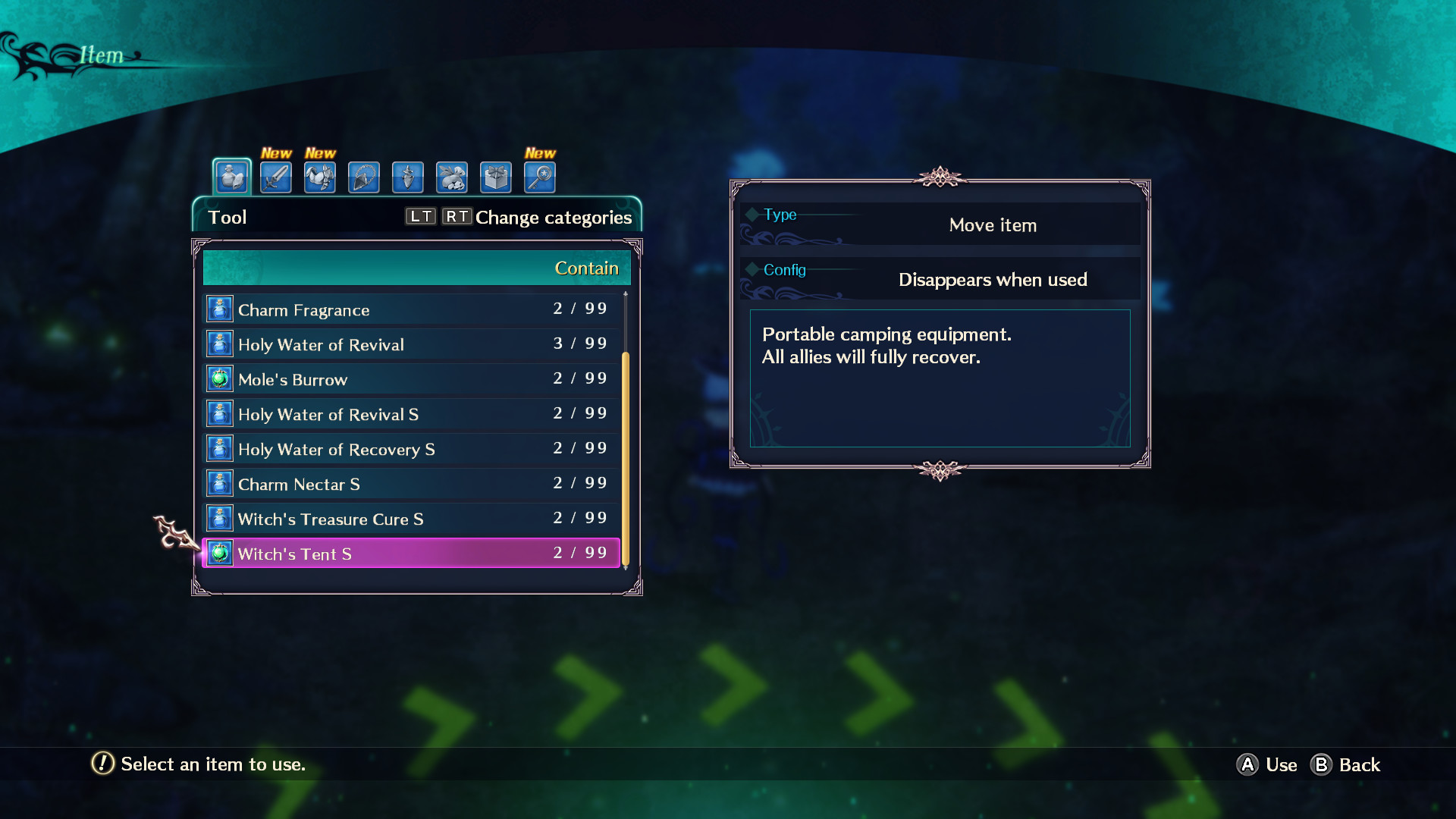 Dragon Star Varnir Newbie Witch Item Set / 新米魔女アイテムセット / 新手魔女道具套裝 screenshot 1