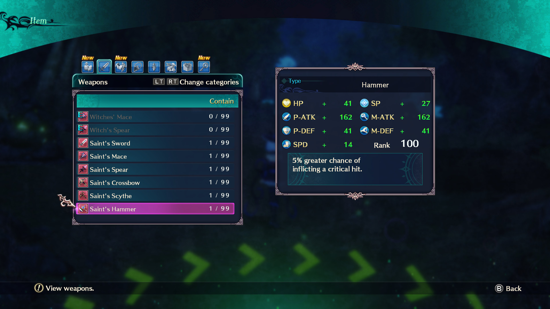 Dragon Star Varnir High Class All Characters Weapon Set / 上級武器全キャラセット / 高級武器全角色套裝 screenshot 6