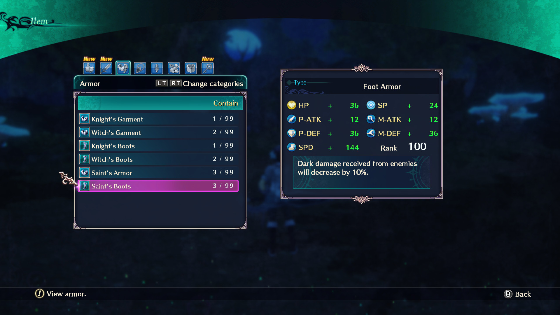 Dragon Star Varnir High Class Armor Set for 3 / 上級防具3人分セット / 高級防具三人套裝 screenshot 1