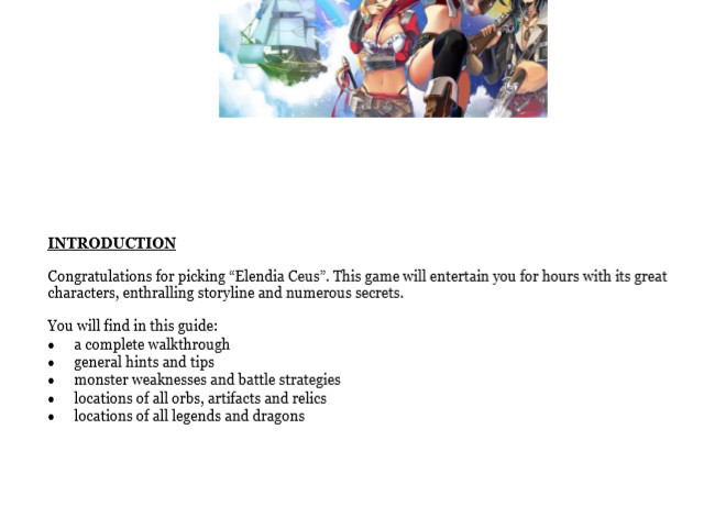 Elendia Ceus - Strategy Guide screenshot 1