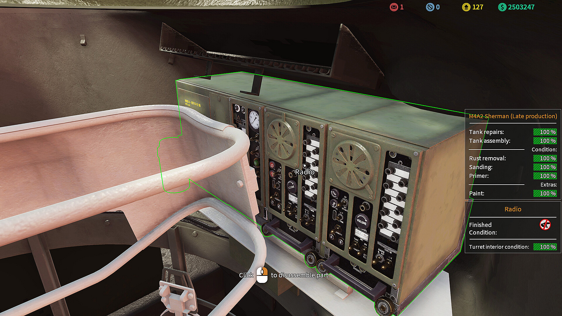 Tank Mechanic Simulator - Shermans DLC screenshot 10