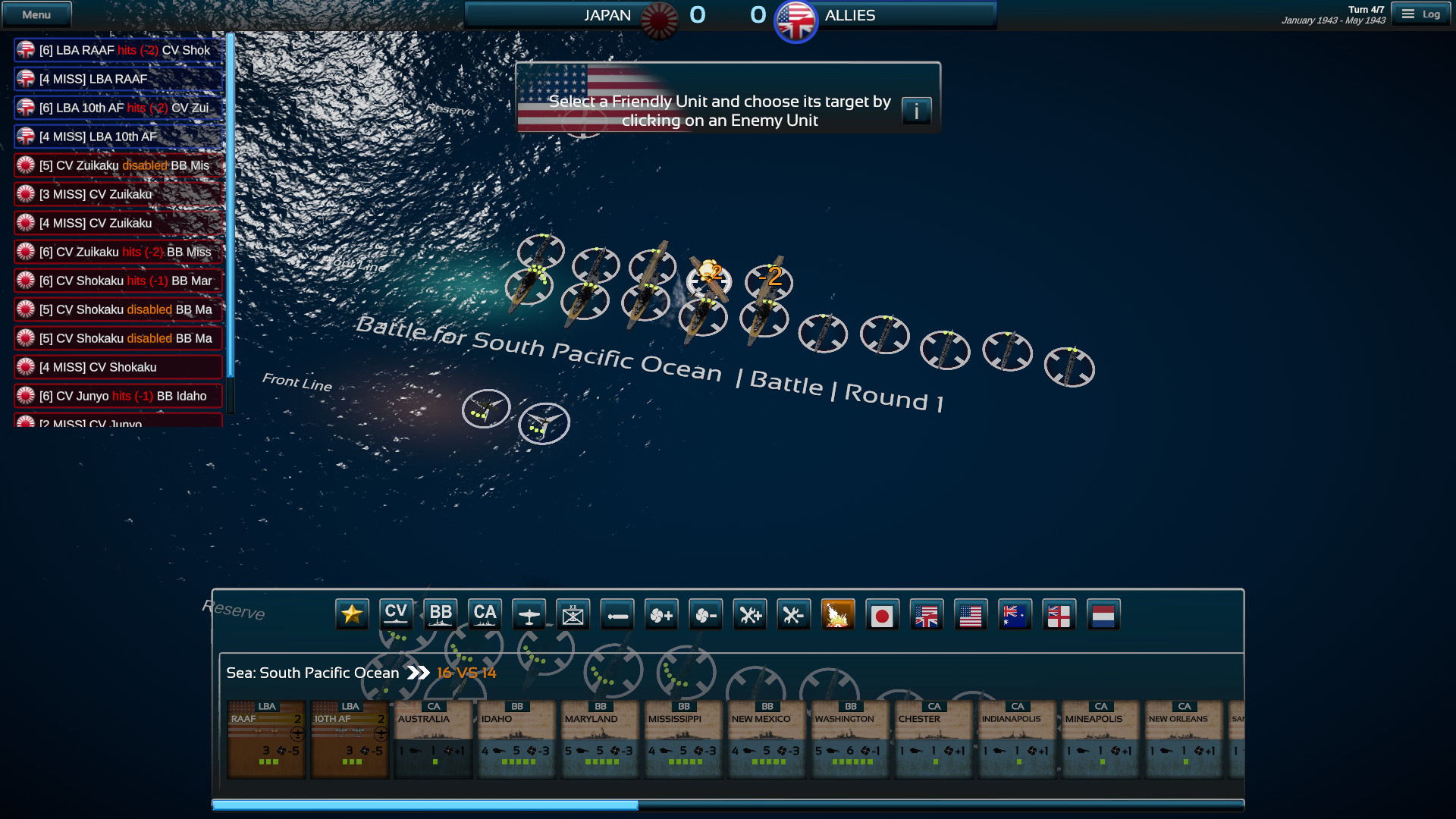 Fleet Commander: Pacific screenshot 4