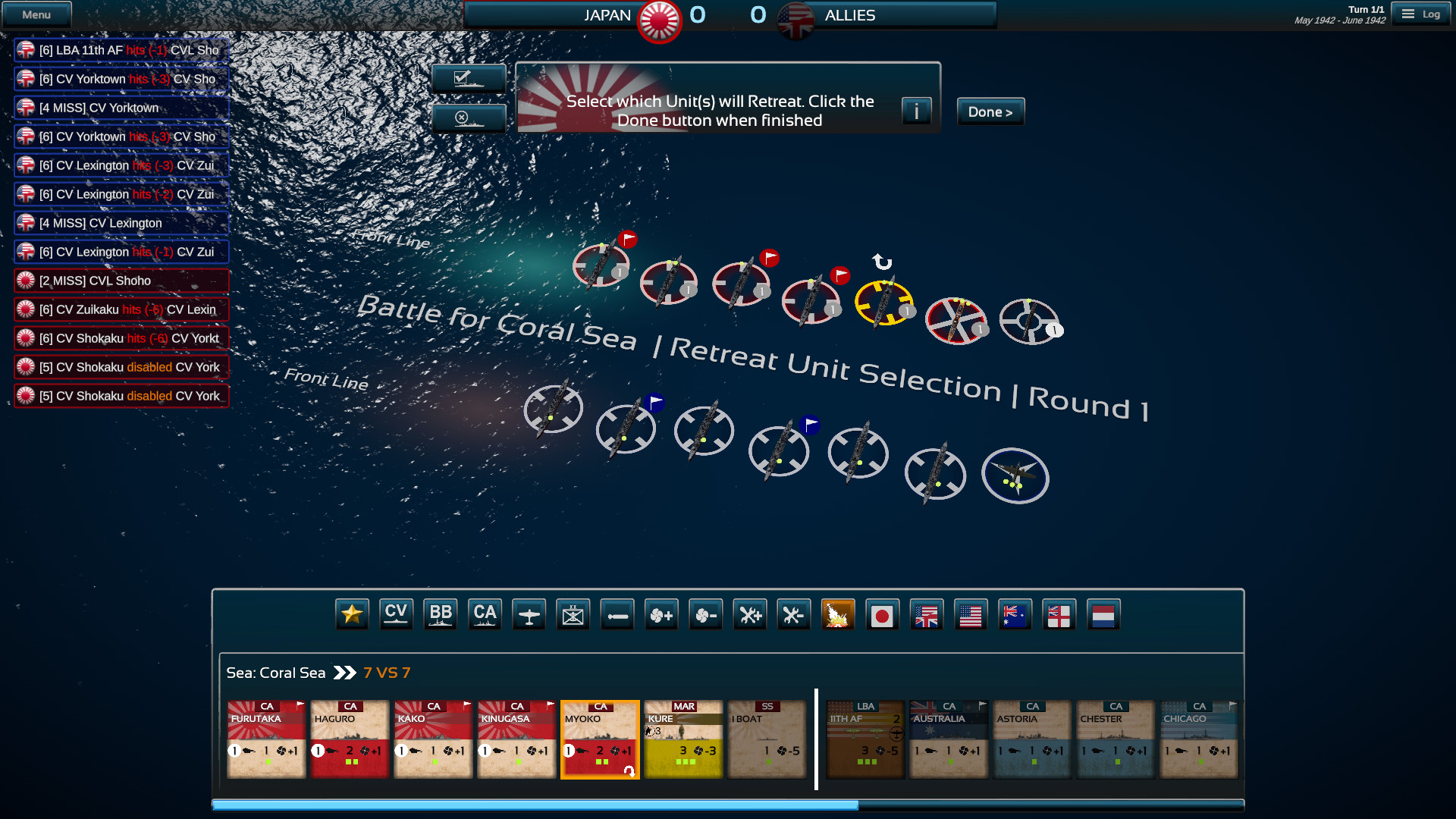 Fleet Commander: Pacific screenshot 2