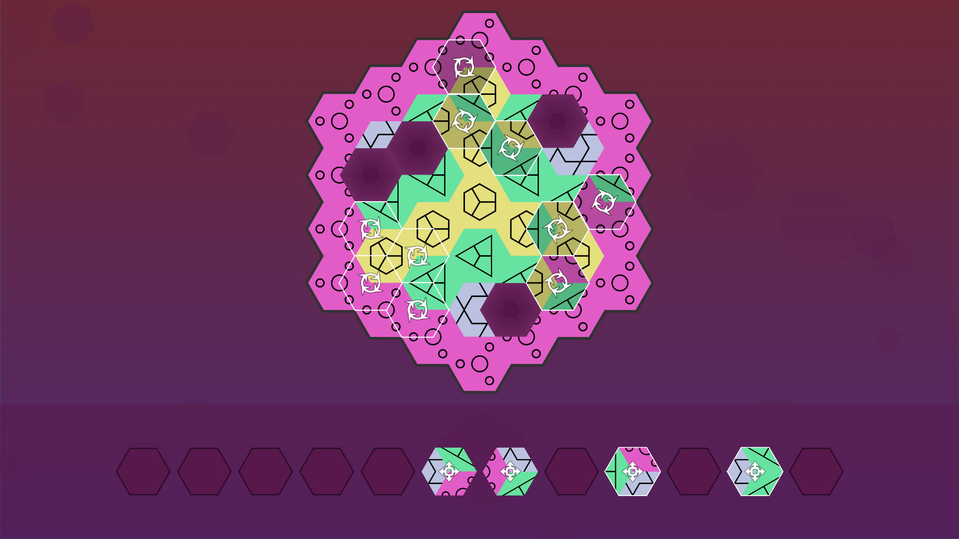 Aurora Hex - Pattern Puzzles screenshot 8