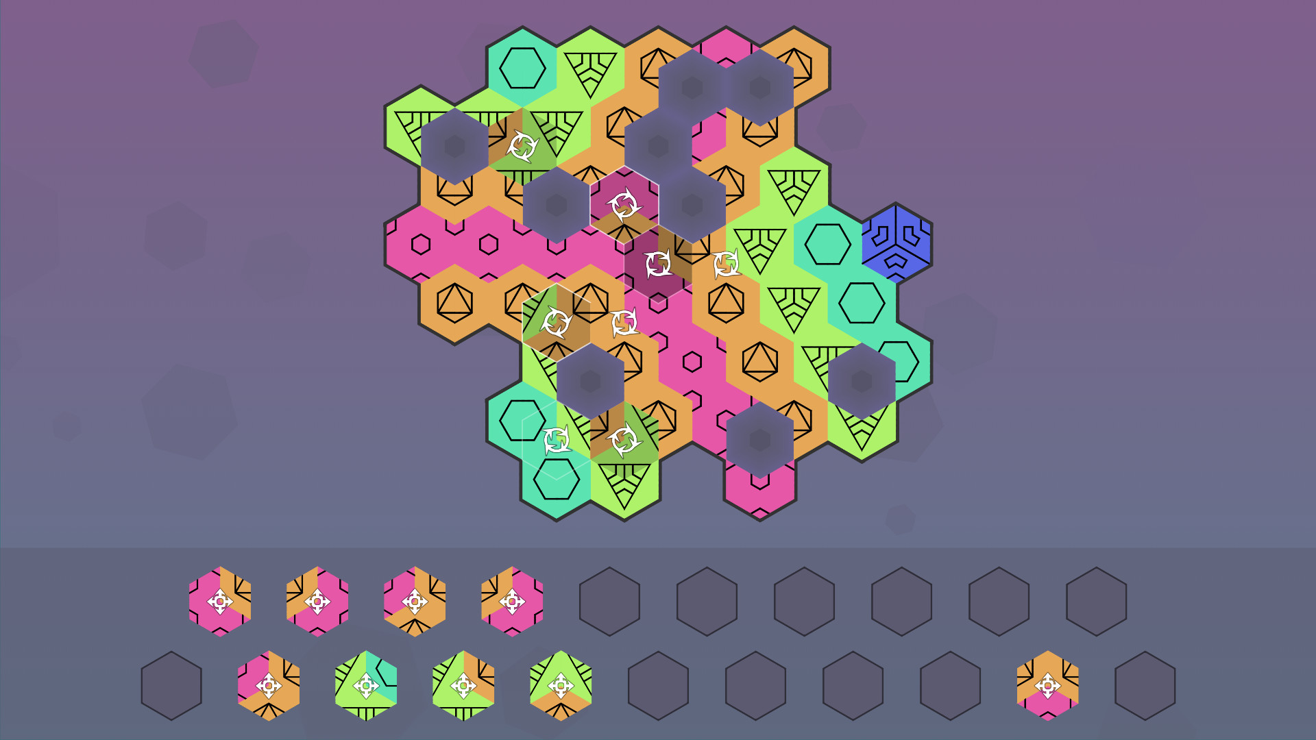 Aurora Hex - Pattern Puzzles screenshot 10