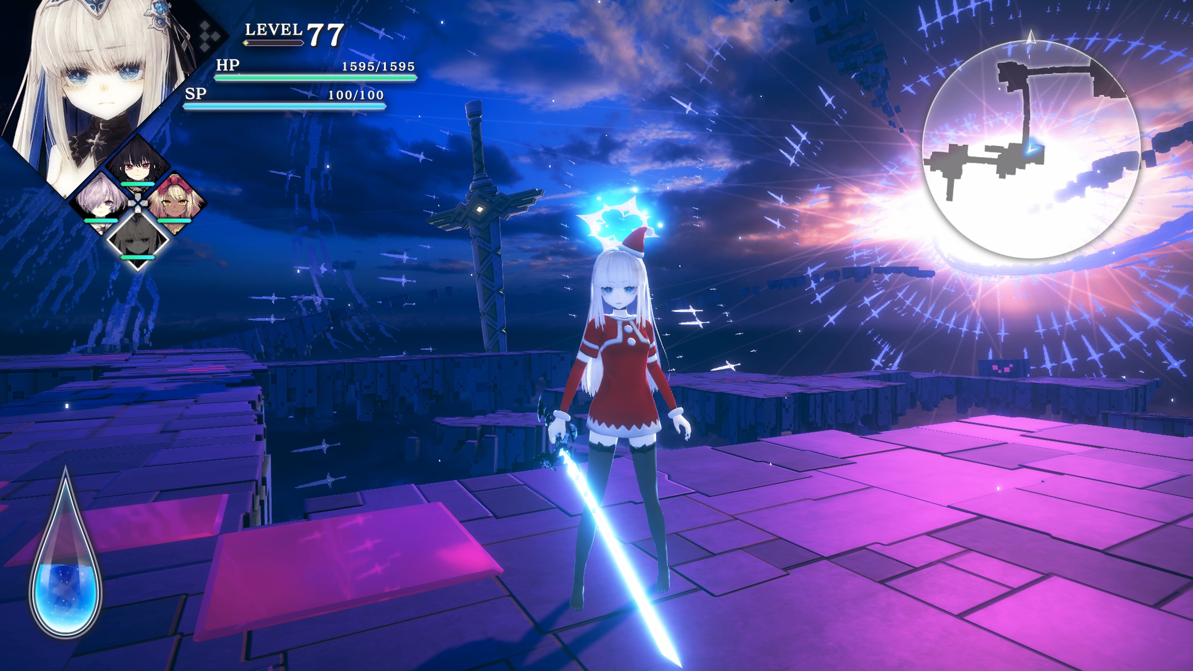 Crystar - Rei's Santa Costume screenshot 1