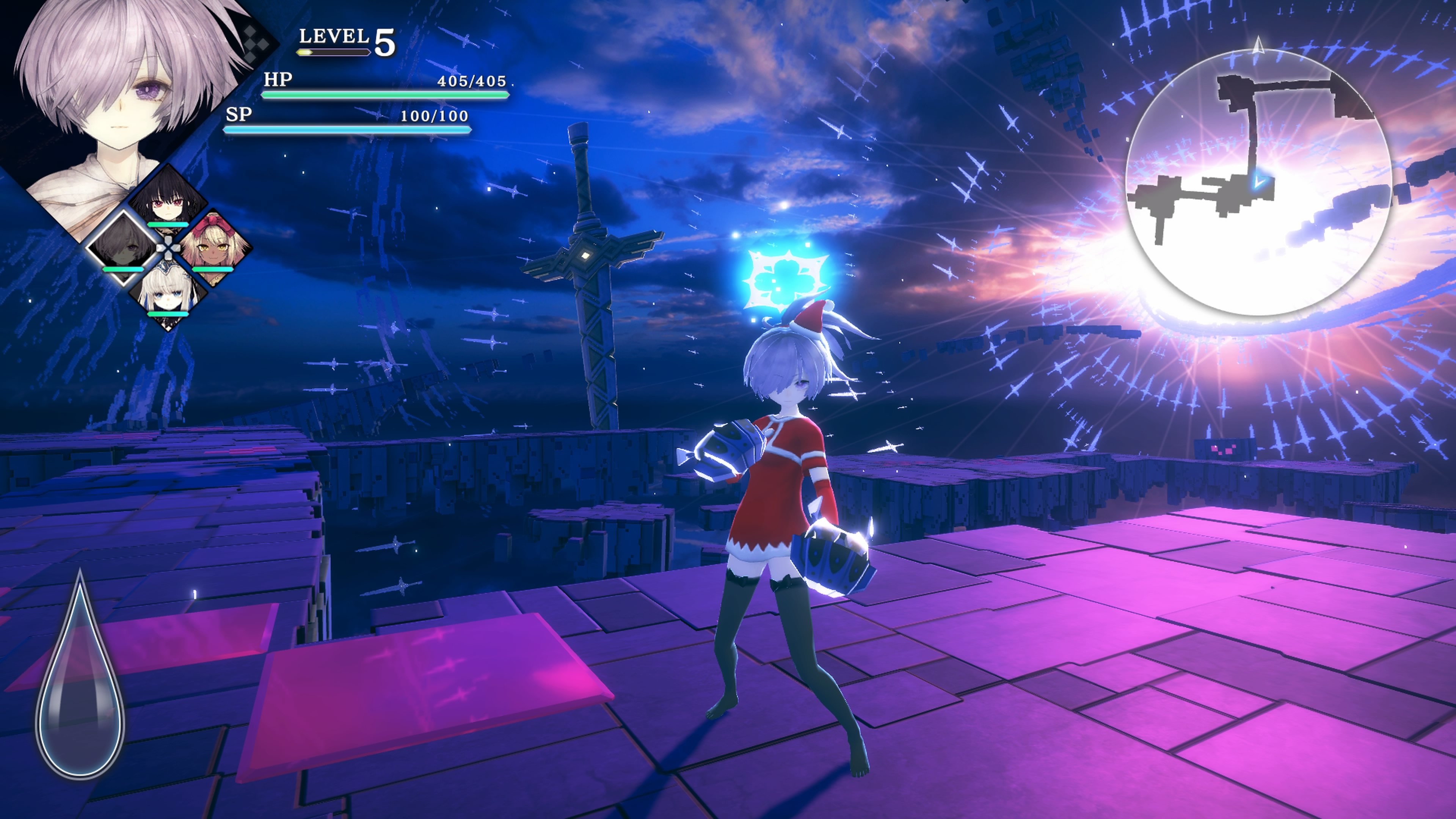 Crystar - Kokoro's Santa Costume screenshot 1
