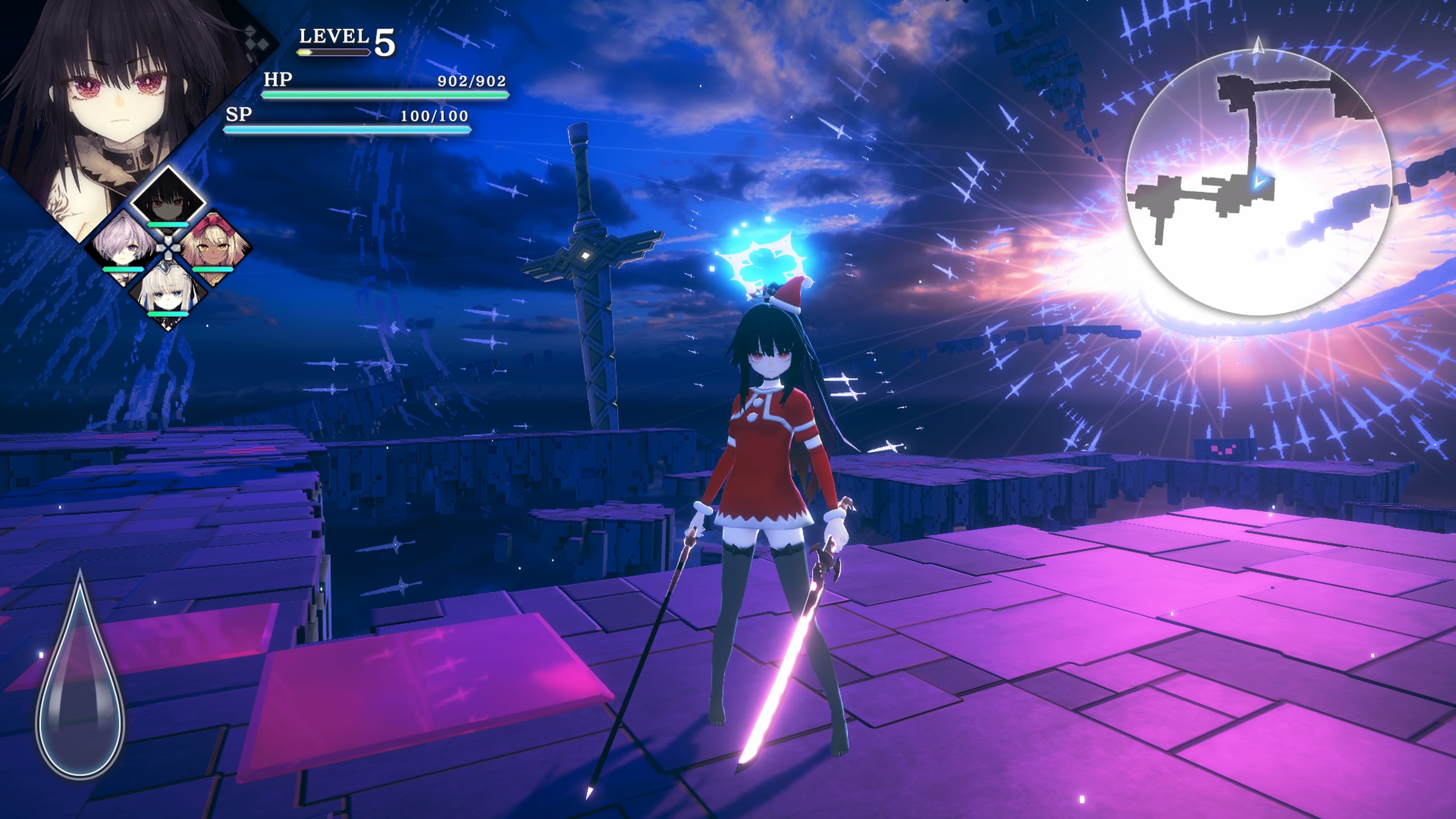 Crystar - Sen's Santa Costume screenshot 1