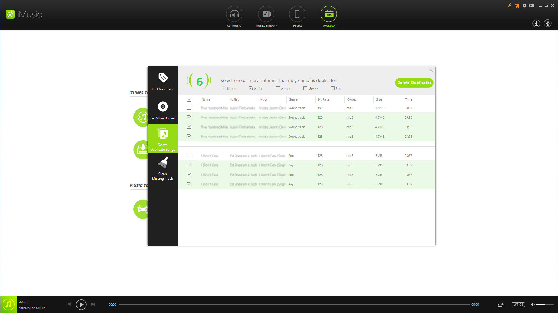 Aimersoft iMusic screenshot 8