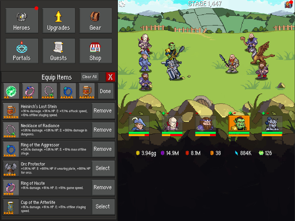 Idle Guardians screenshot 1
