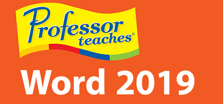 Professor Teaches Word 2019: header artwork