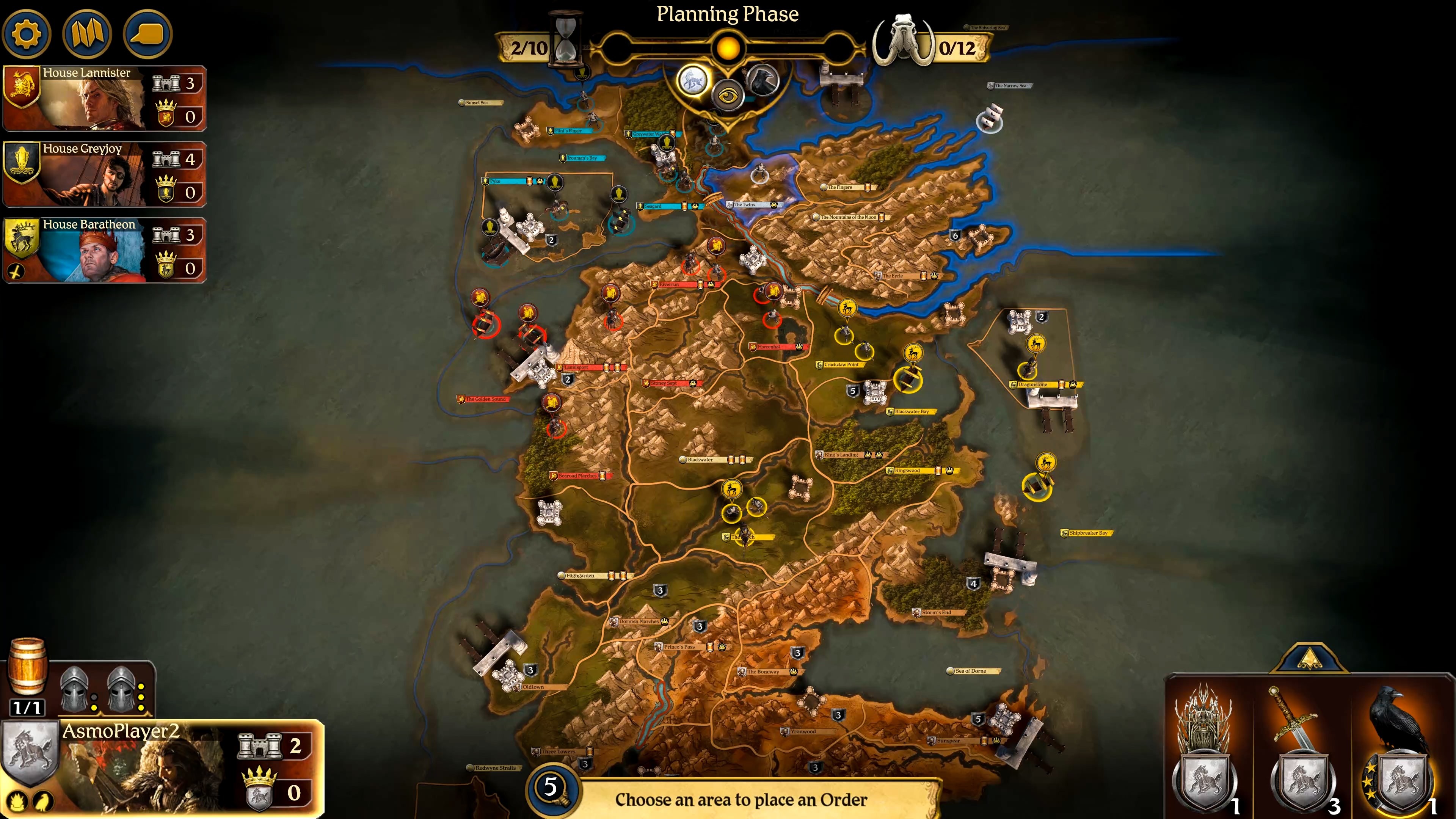A Game of Thrones: The Board Game screenshot 1