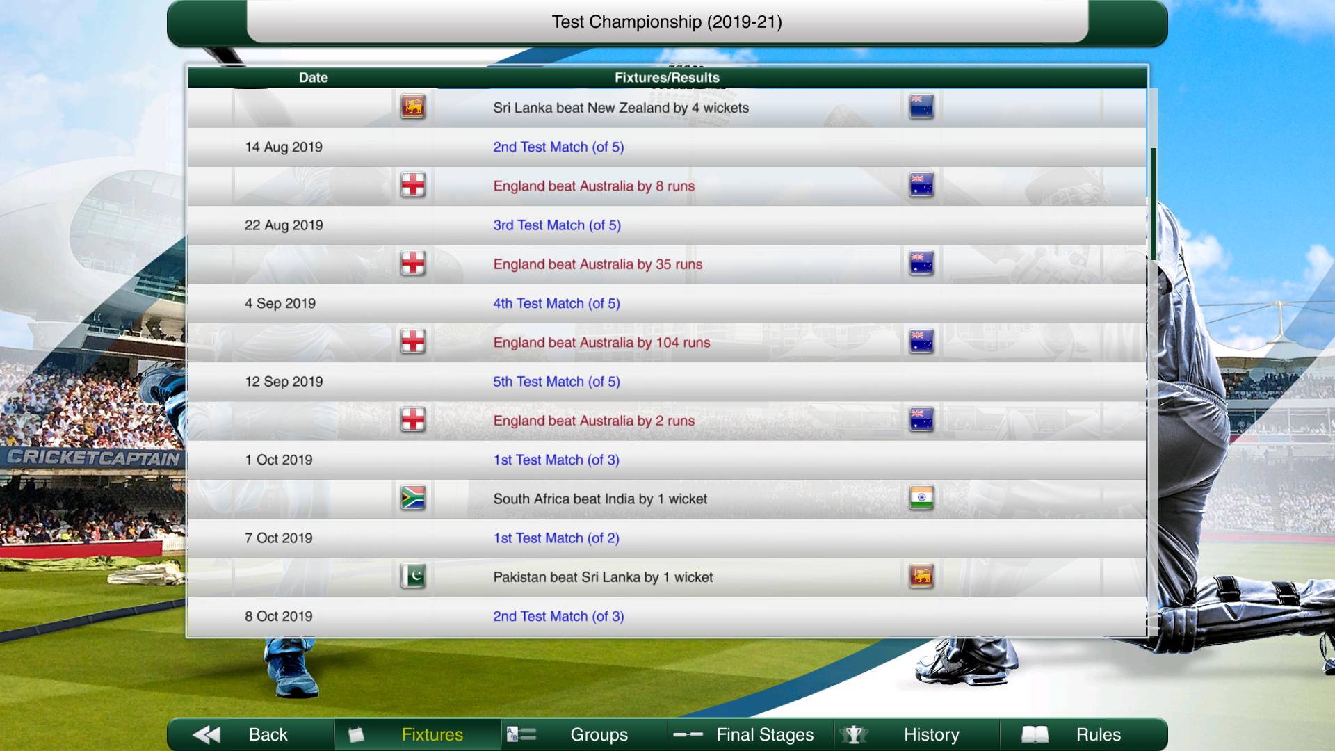 Cricket Captain 2019 screenshot 9