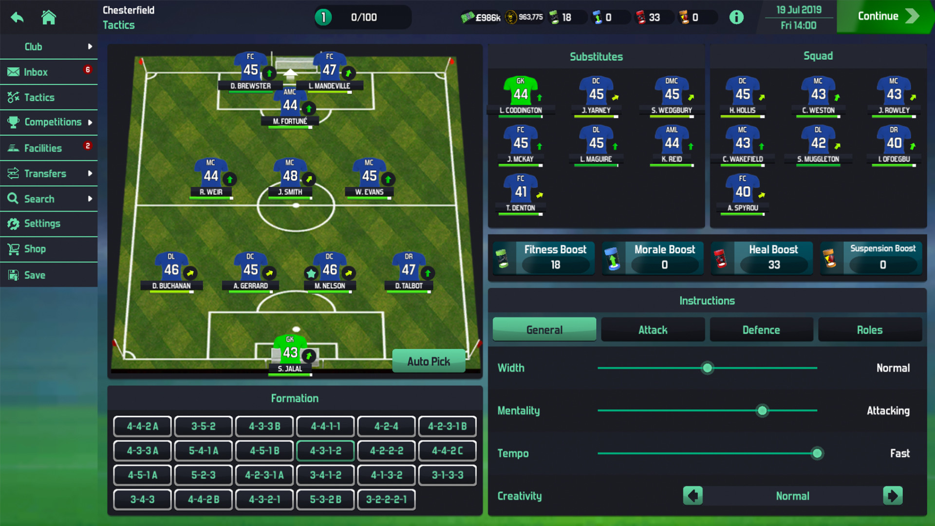Soccer Manager 2020 screenshot 3