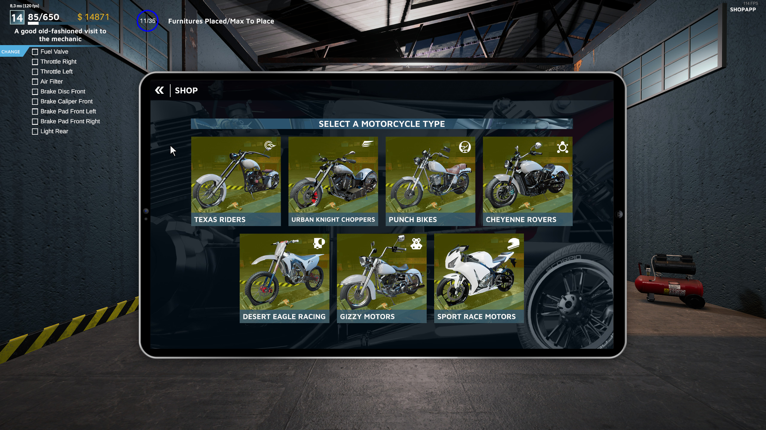 Motorcycle Mechanic Simulator 2021 screenshot 14