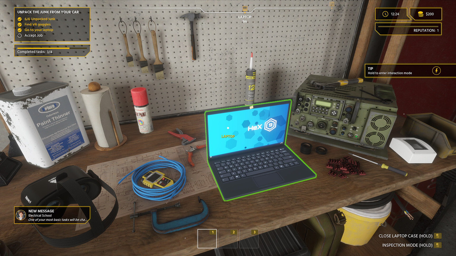 Epic Games 限時免費遊戲 Electrician Simulator,來繼承父業當電工達人!