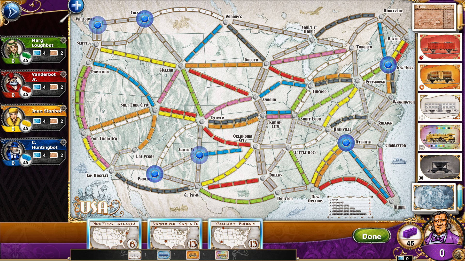 Ticket to Ride: Classic Edition screenshot 2