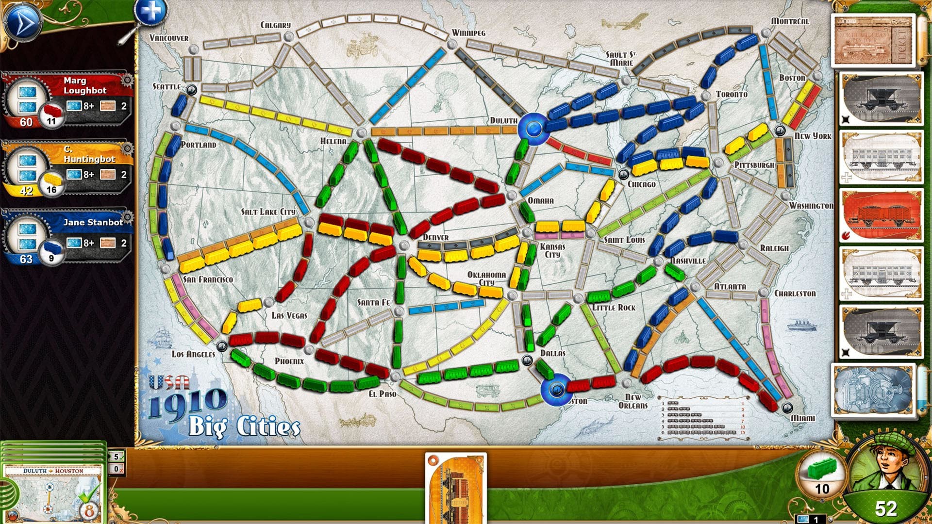 Ticket To Ride: Classic Edition - USA 1910 screenshot 5