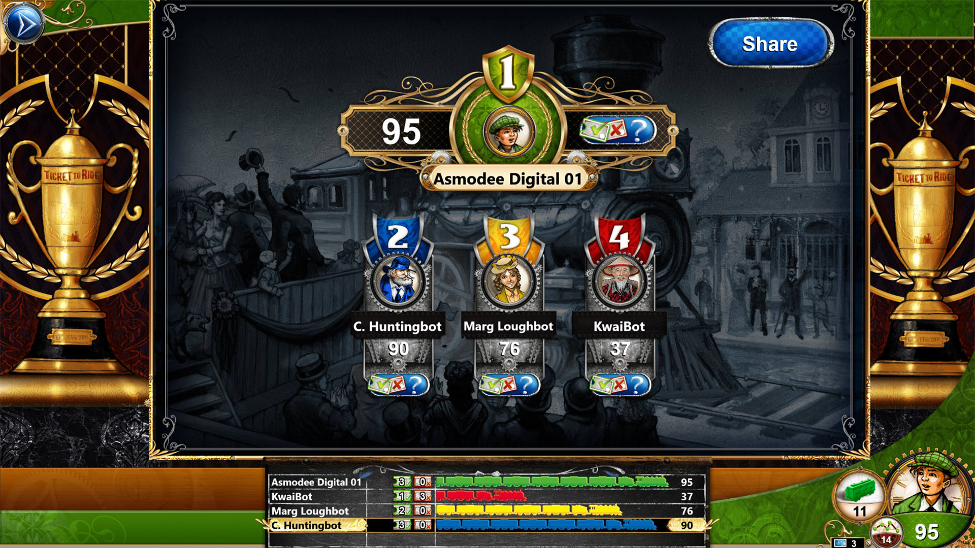 Ticket To Ride: Classic Edition - Legendary Asia screenshot 3