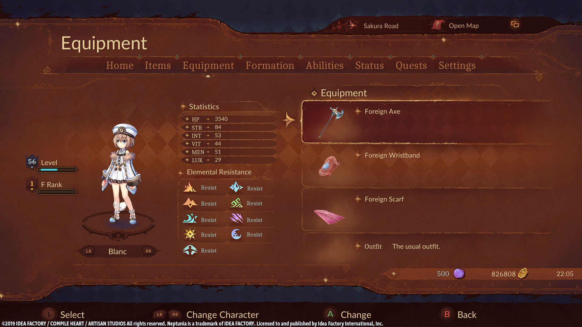 Super Neptunia RPG - [Foreign Series] Equipment Set screenshot 1