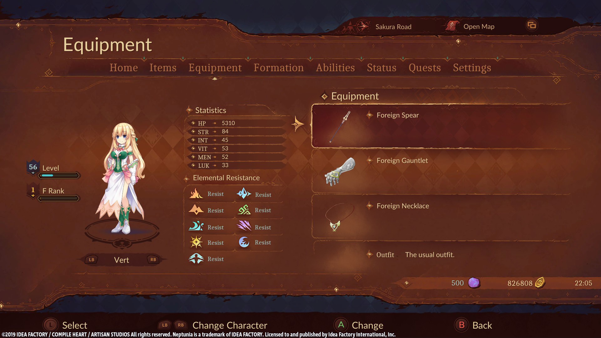 Super Neptunia RPG - [Foreign Series] Equipment Set screenshot 5
