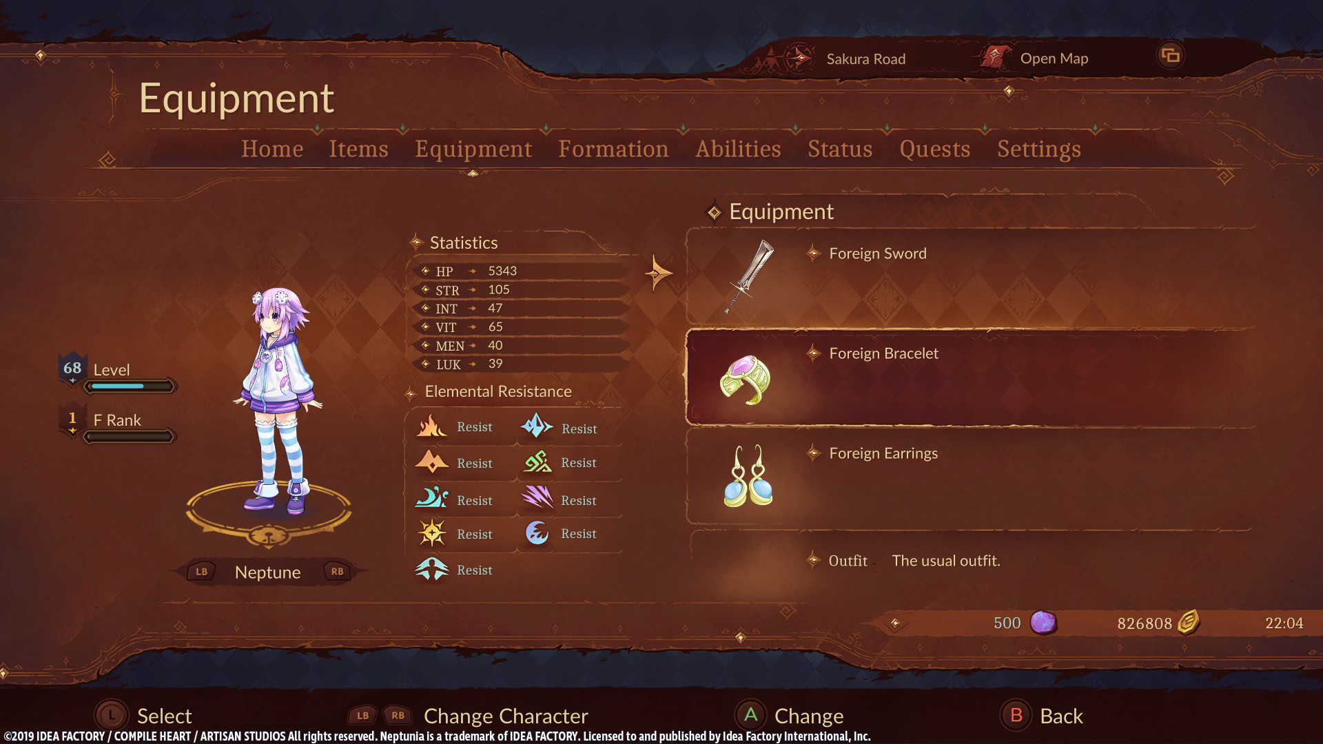 Super Neptunia RPG - [Foreign Series] Equipment Set screenshot 3