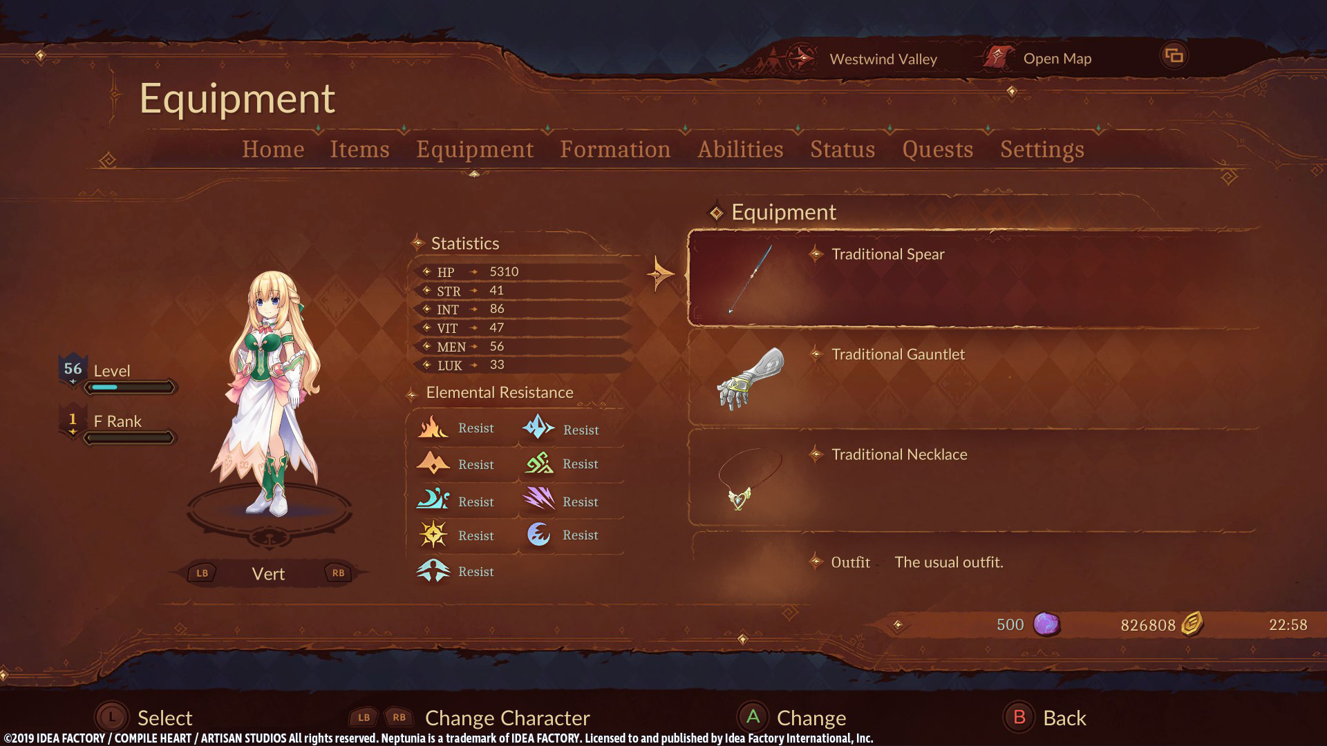 Super Neptunia RPG - [Traditional Series] Equipment Set screenshot 5