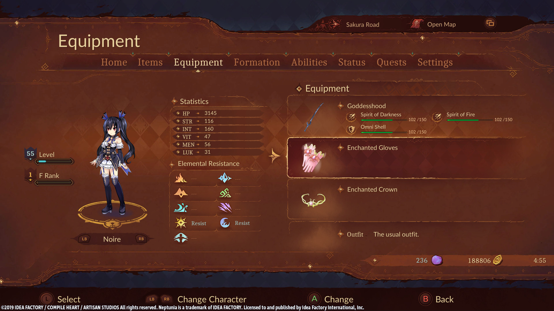 Super Neptunia RPG - [Enchanted Series] Equipment Set screenshot 6