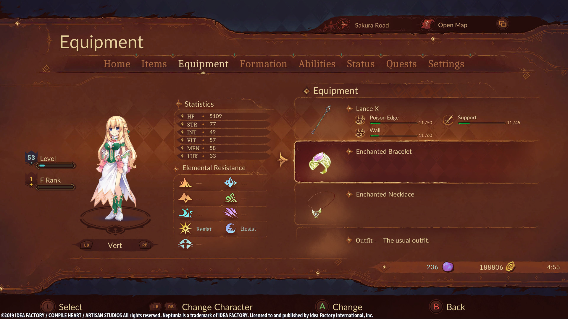Super Neptunia RPG - [Enchanted Series] Equipment Set screenshot 10