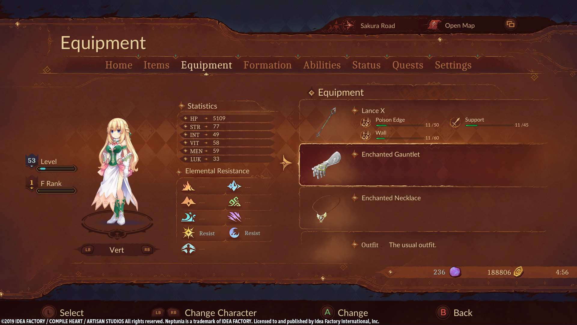 Super Neptunia RPG - [Enchanted Series] Equipment Set screenshot 13