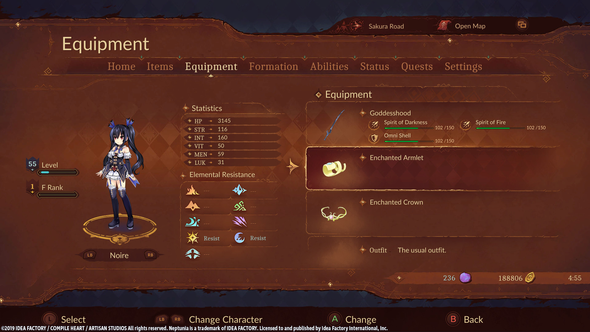 Super Neptunia RPG - [Enchanted Series] Equipment Set screenshot 5