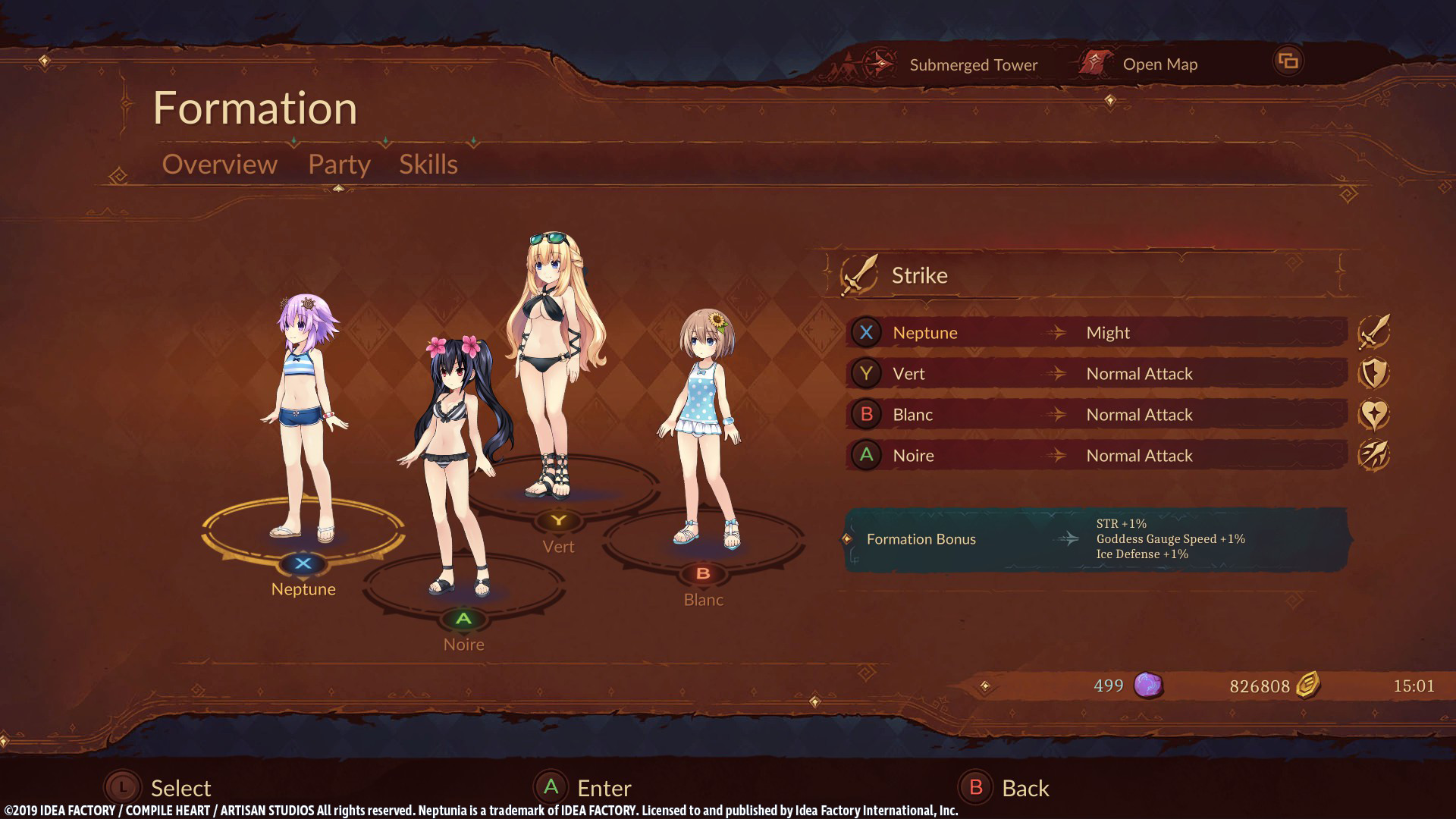 Super Neptunia RPG - Swimsuit Set screenshot 2