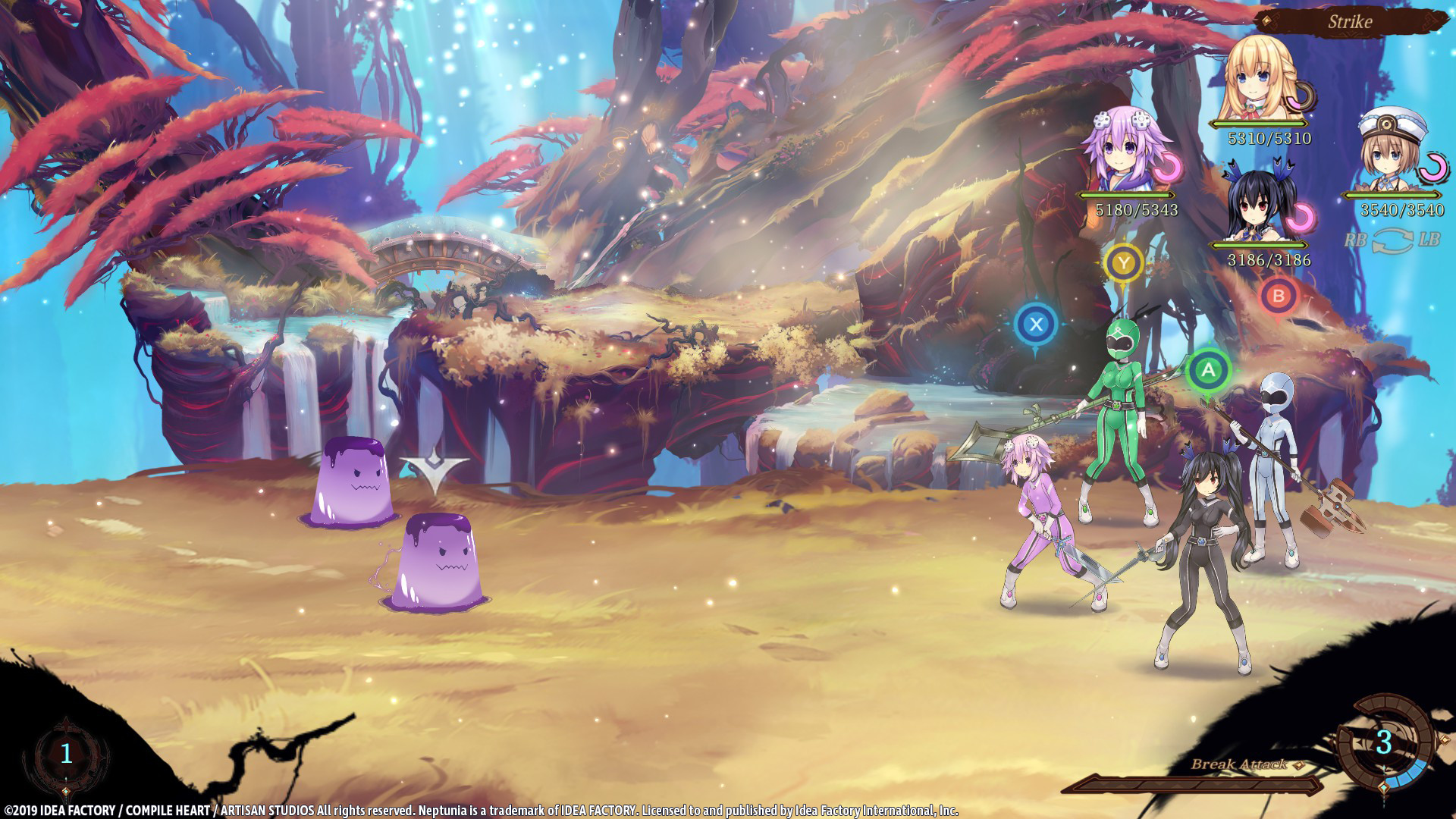 Super Neptunia RPG - Sentai Set screenshot 6