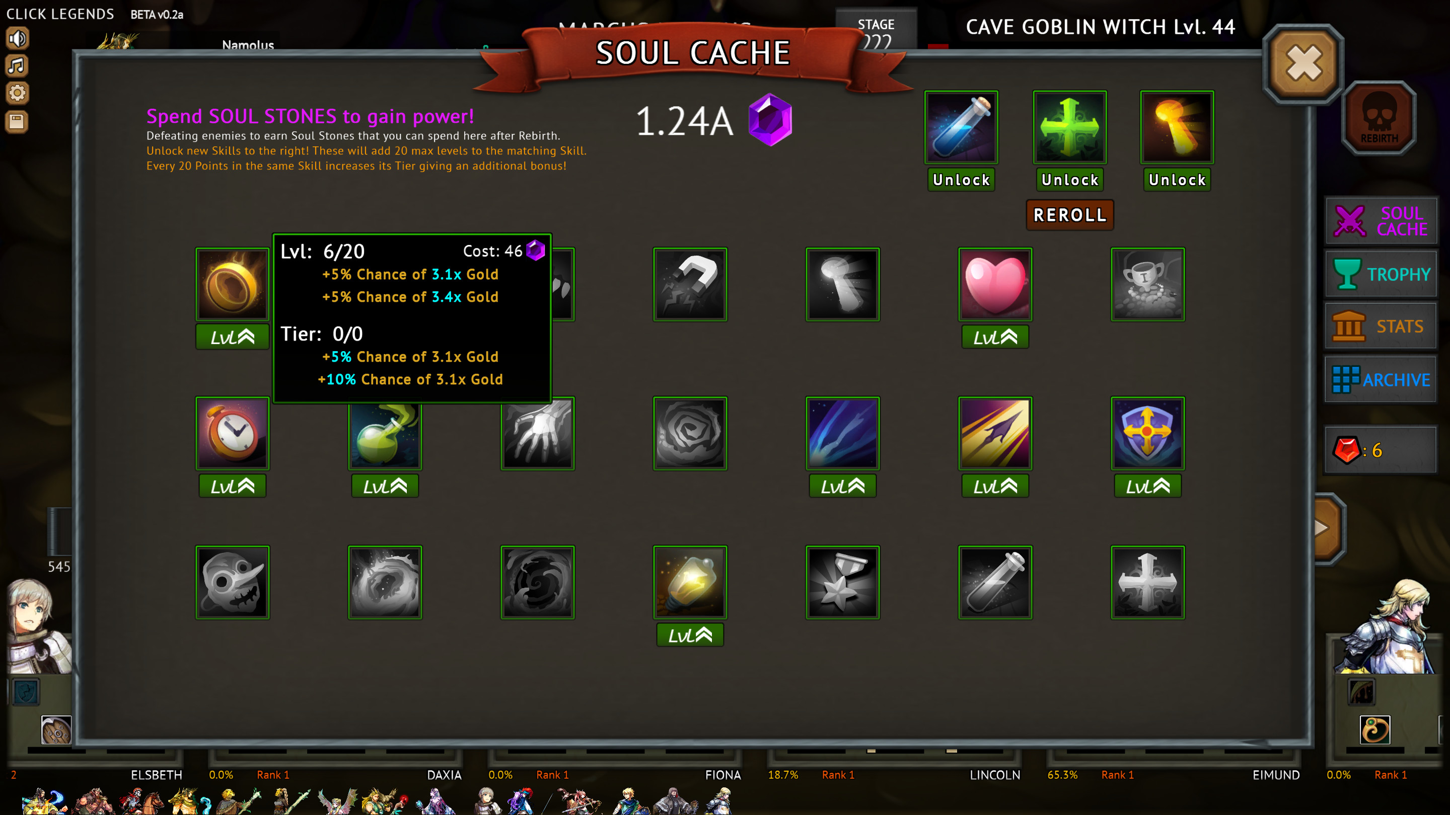Click Legends screenshot 2