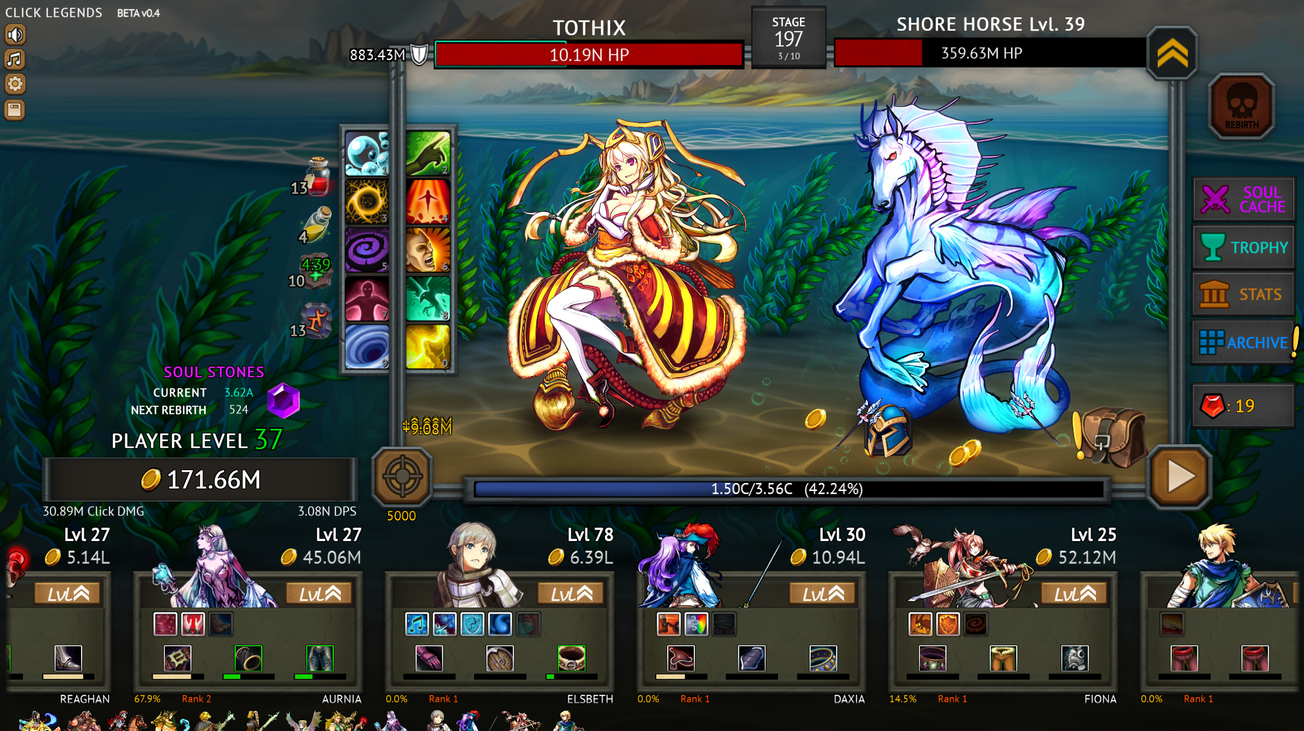 Click Legends screenshot 1