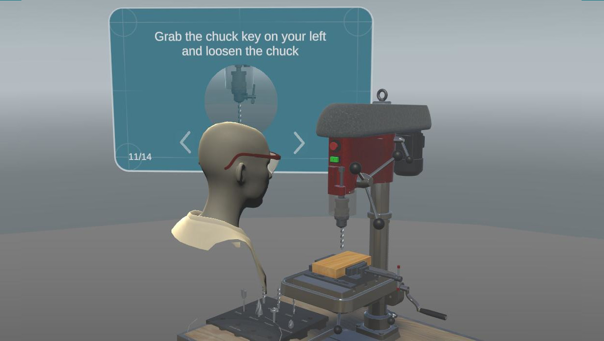 Drill Press - InductVR screenshot 2