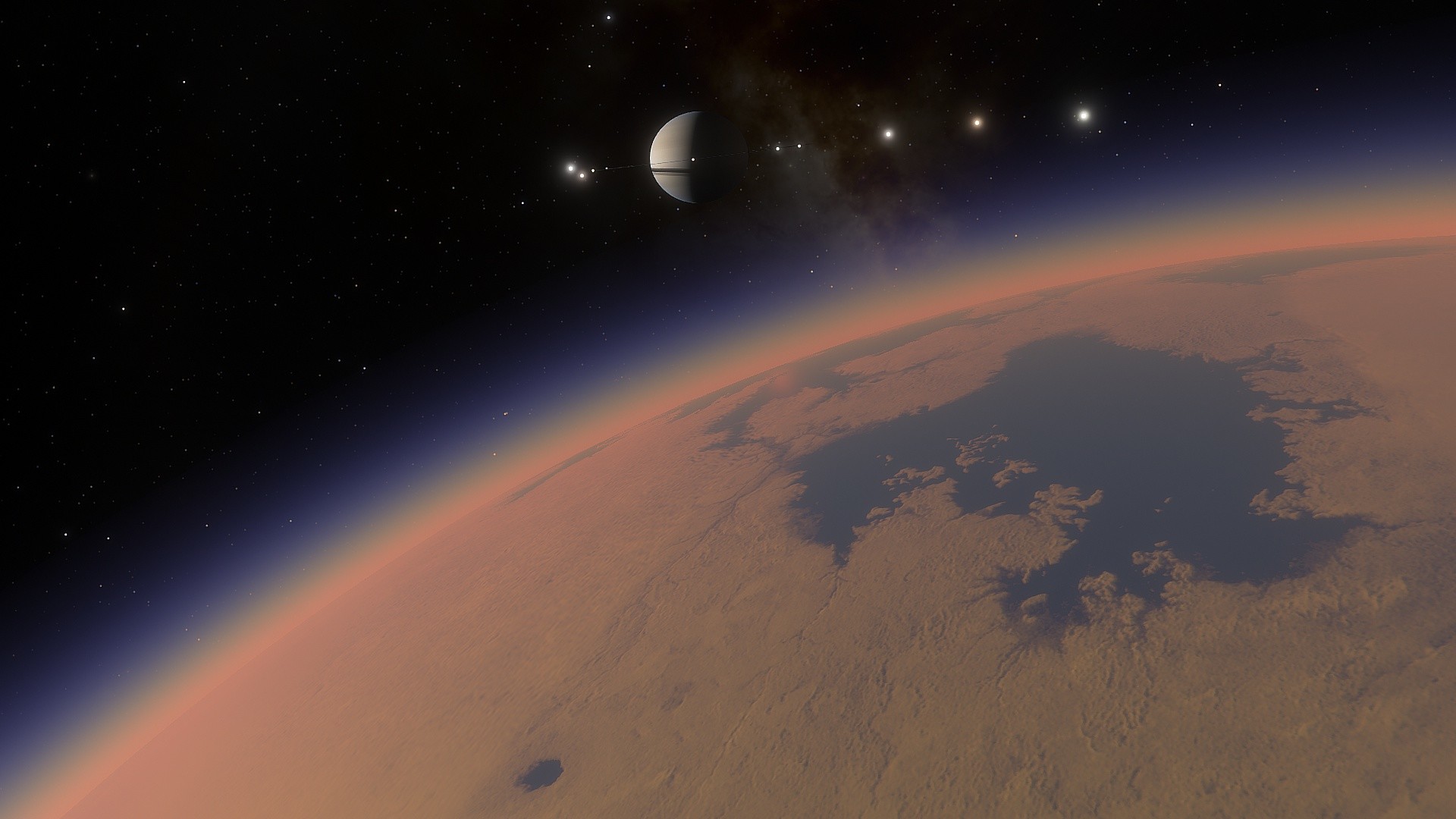 SpaceEngine - Saturn System HD screenshot 15